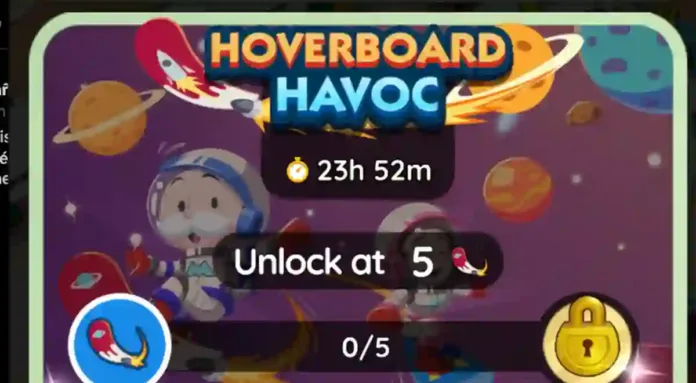 Hoverboard Havoc Monopoly Go Rewards List (June 16, 2025)